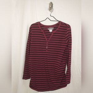Maternity Striped Top Size XXL 2X